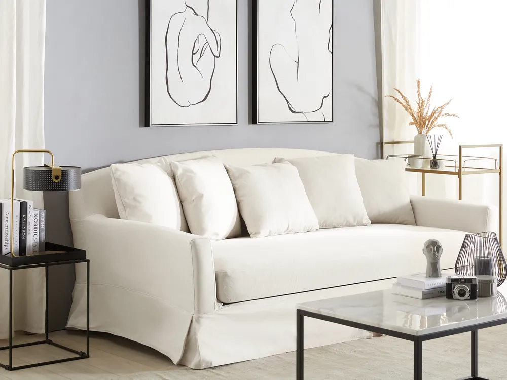 Klädsel till 3-sitssoffa GILJA Off-White