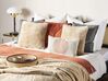 Throw Cushion PILEA 45 x 45 cm Faux Fur Beige Solid