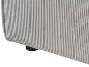 Modular Corner Sofa 2 Seater ARDAL with Ottoman Corduroy Taupe Left Hand_1011071