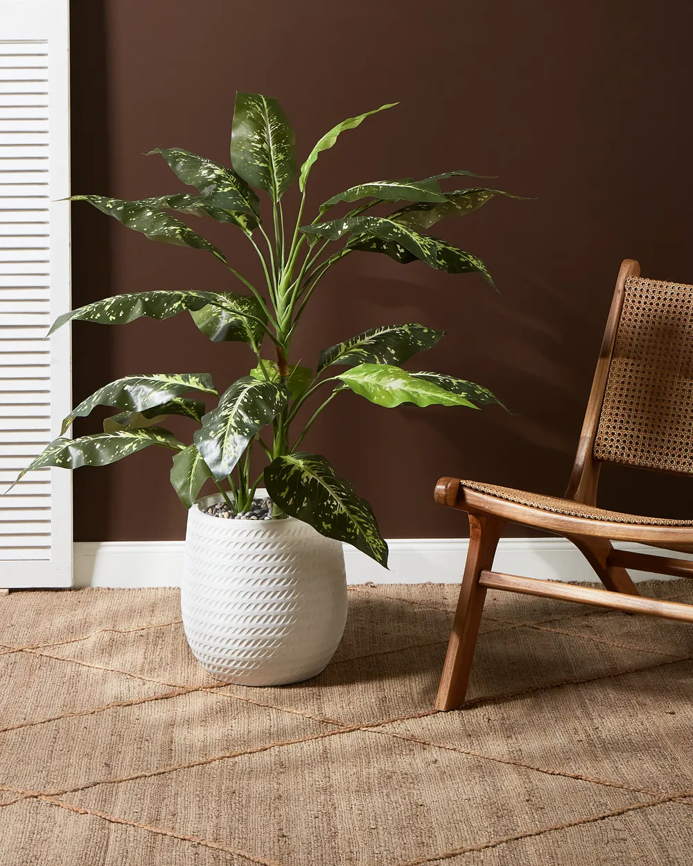 Plant Pot LIVADIA 27 cm Off-White