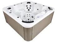 Outdoor Hot Tub with LED VILLARRICA White_965300