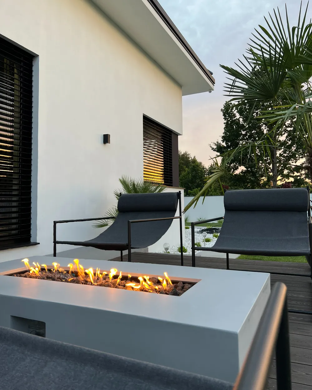 Fire Pit PAVO II Light Grey_981305