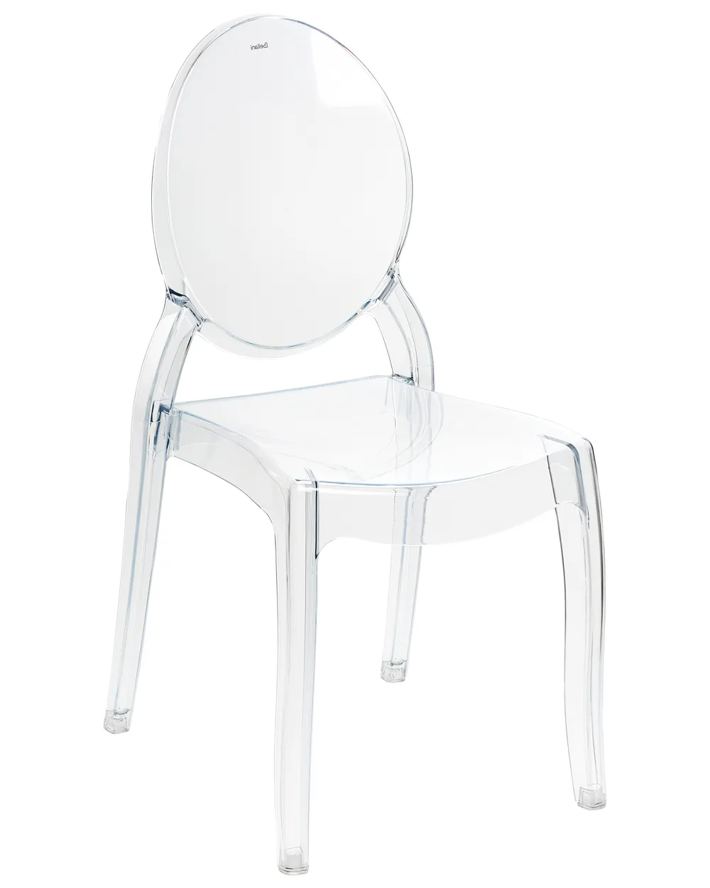 Set of 2 Dining Chairs RULISON Transparent_1077782