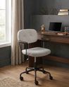 Desk Chair ALGERITA Fabric Light Grey