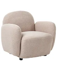 Living Room Set 6 Seater JULE Boucle Beige_1126002