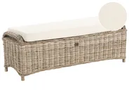 Garden Ottoman SUSUA 140 cm Rattan Natural_957562