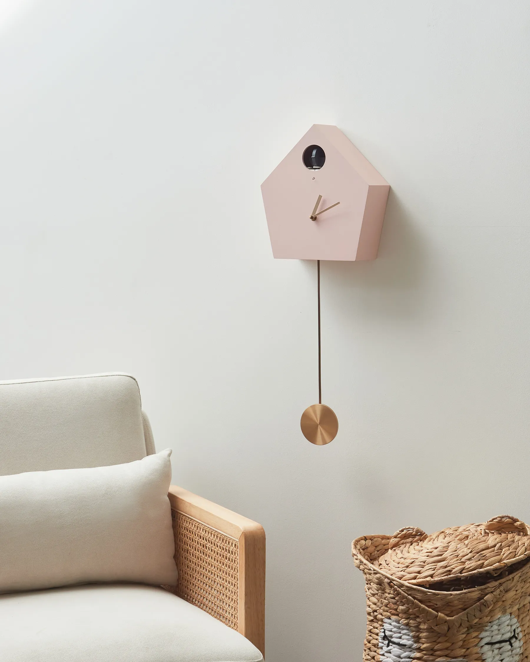 Väggklocka ARBAZ 24 cm Rosa_940763