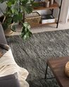 Shaggy Rug EVREN Dark Grey 140 x 200 cm