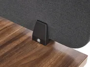 Desk Screen WALLY 120 x 40 cm Dark Grey_1041410