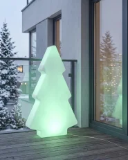 LED-ulkolattiavalaisin FINNAN 83 cm Joulukuusi Valkoinen_1022234
