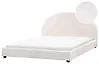 Waterbed Boucle VAUCLUSE 180 x 200 cm (EU Super King) Off-White