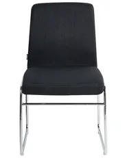 Ruokatuolisetti 2 kpl LECCO Kangas Musta_1044689