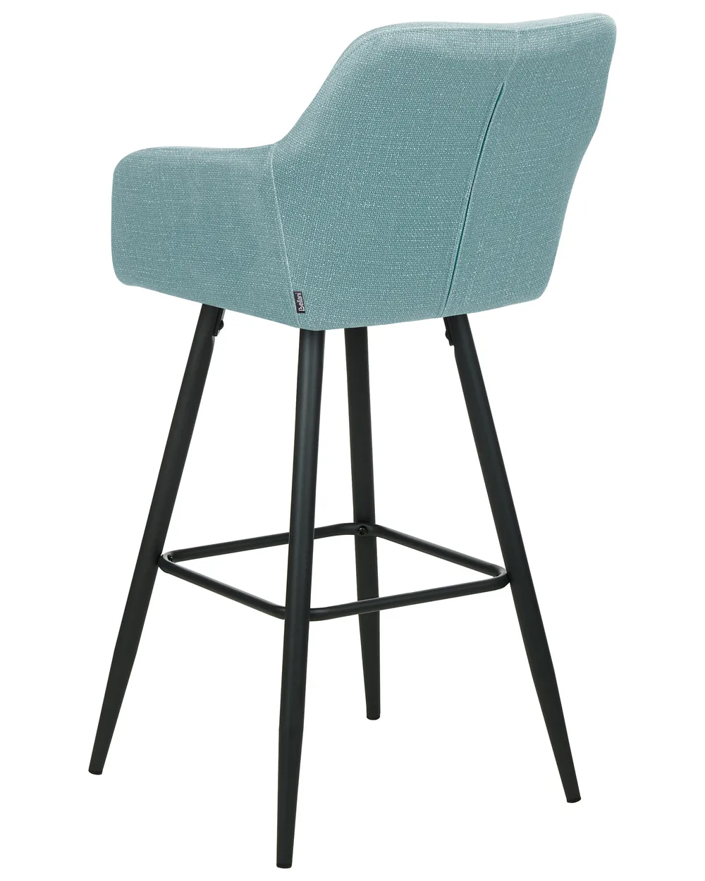 Set med 2 barstolar CASMALIA Sammet Ljusblå_899000