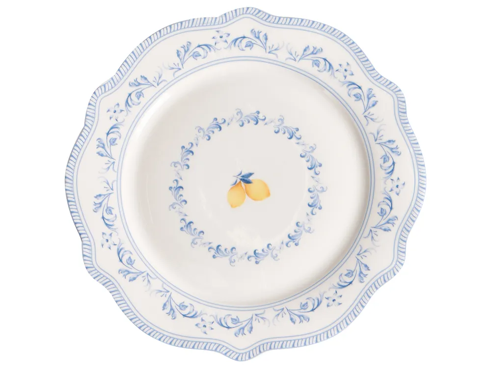 Set med 12 matserviser LOVAGE Porslin Vit_1069095