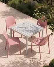 Set med 4 trädgårdsstolar BRUGNELLO Rosa_1106989