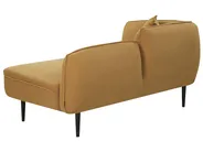 Left-Hand Chaise Longue CHEVANNES Boucle Mustard_942294