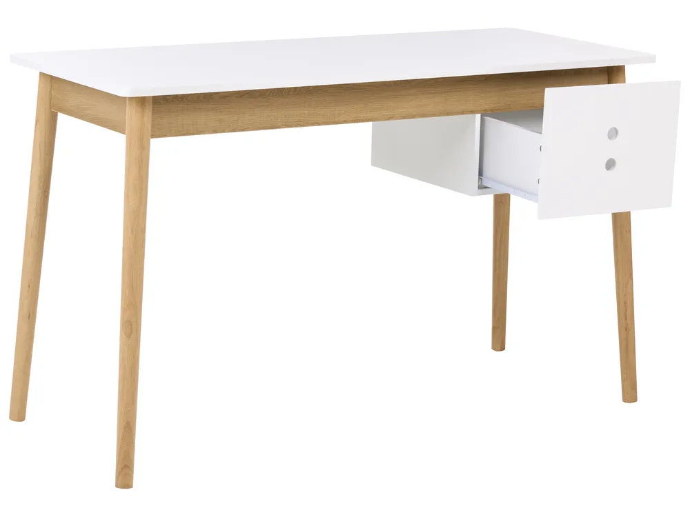 Työpöytä FENESTRA 120 cm 50 cm Vaaleanruskea/valkoinen_1068874