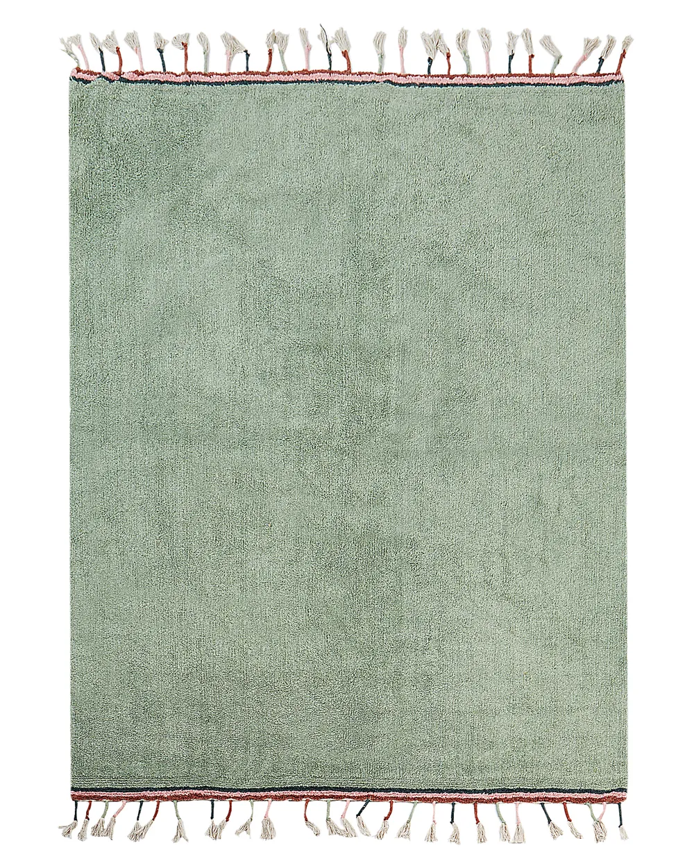 Kids Rug CAPARLI Light Green 140 x 200 cm Cotton