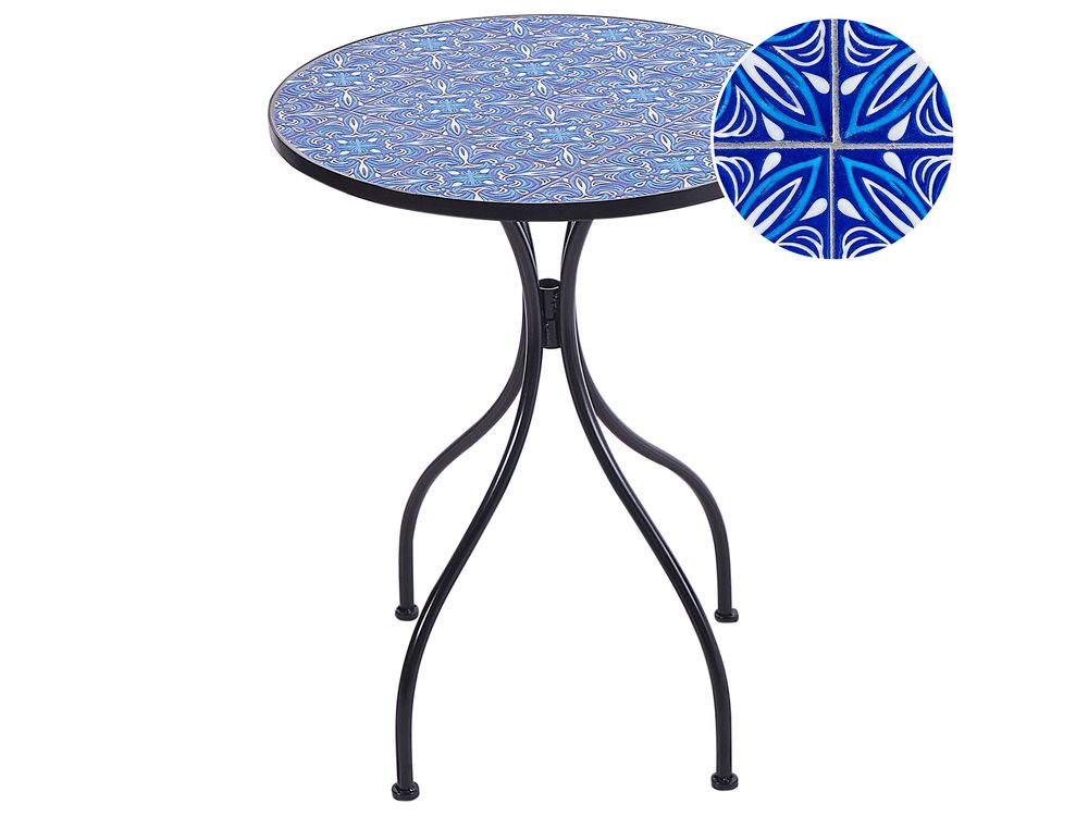 Bistro Table CIGLIANO 60 cm 60 cm Metal Black