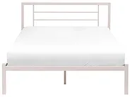 Sänky Metalli CUSSET 120 x 200 cm Vaaleanbeige_1162057