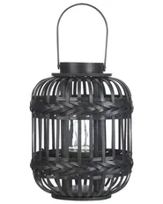 Lantern BORACAY 30 cm Bamboo Black_873609