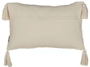 Set med 2 prydnadskuddar CASSIOPE 30 x 50 cm Bomull Vit Geometriskt tryck_888234