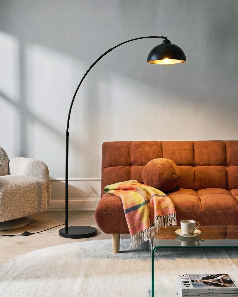 Floor Lamp CAGAYAN Metal Black