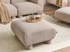 Fotskammel MJALBI Bouclé Beige