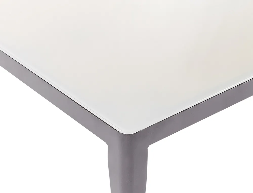Ulkokulmasohva ja pöytä 6-istuttava RIMA III modulaarinen Metalli Beige Vasen_828902