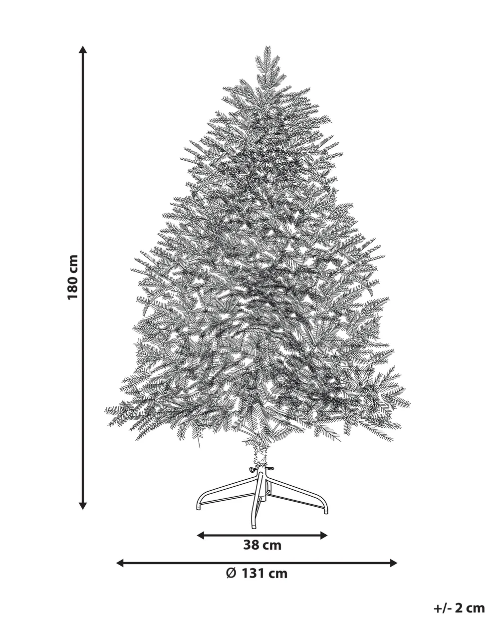 Artificial Snowy Christmas Tree LED BRISCO 180 cm White_832242