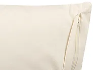 Throw Cushion CERCIS 45 x 45 cm Cotton Beige Geometric Pattern_838598