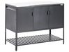 Outdoor Kitchen Cabinet MAENZA Black Metal