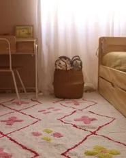 Kids Rug CAVUS White 160 x 230 cm Cotton_961257
