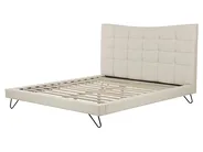 Bed Fabric LANNION 160 x 200 cm (EU King Size) Light Beige_773690