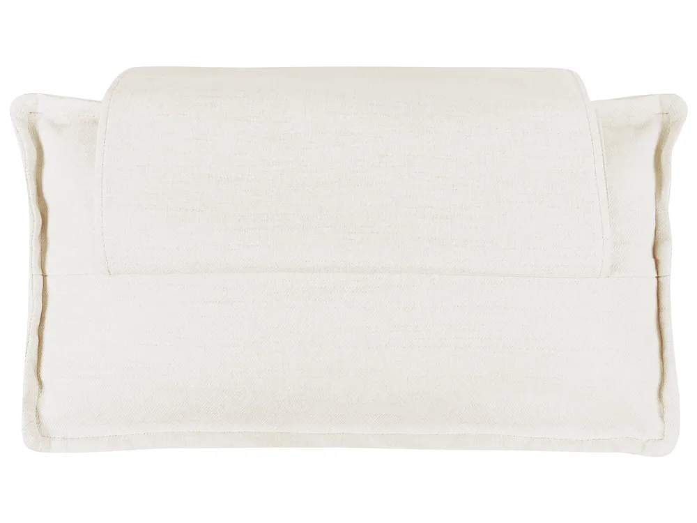 Modular Corner Sofa 5 Seater TIBRO Fabric Off-White Right Hand_1058203