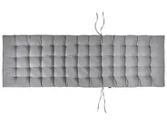 Aurinkotuolin pehmuste CESANA PREMIUM 192 x 56 cm Meleerattu harmaa_988004
