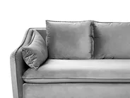 Sofa 4 Seater AURE Velvet Light Grey_851540