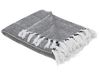 Blanket TANGIER Cotton 130 x 160 cm Black