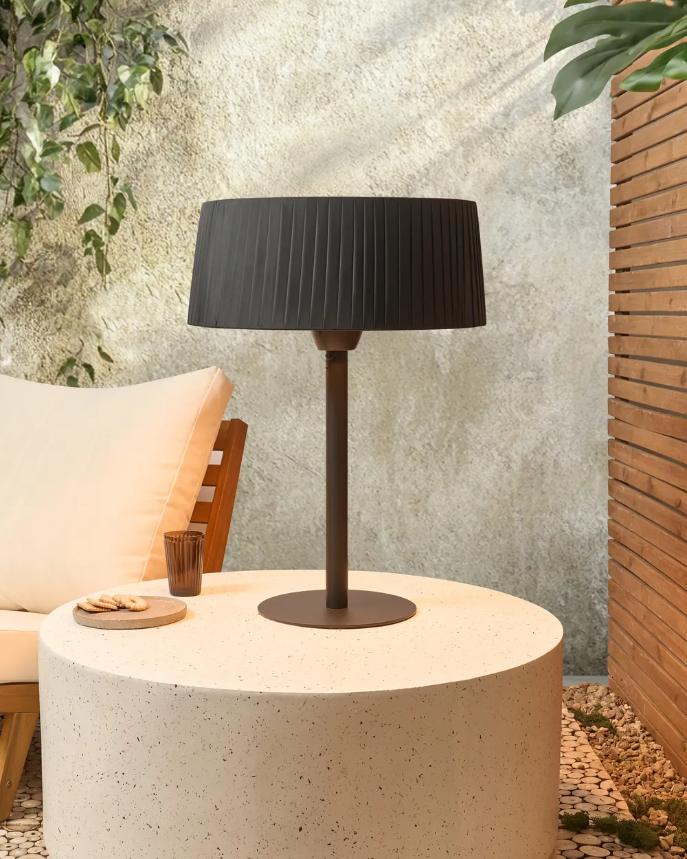 Freestanding Infrared Patio Heater OLLERIA 1500 W Black