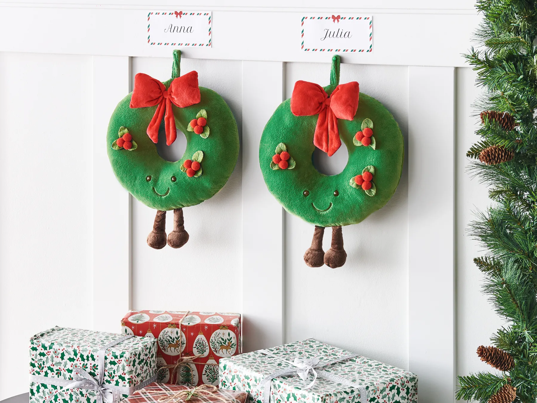 Set of 2 Decorative Cushions BONBON 45 x 45 cm Green_946822