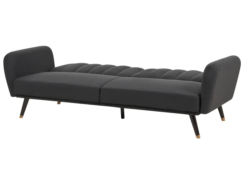 Sofa Bed 3 Seater VIMMERBY Fabric Black_899969