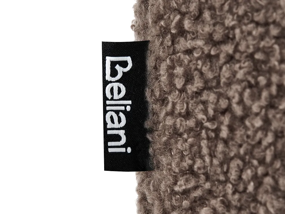 Sofa 3-seter ANTOLA Bouclé Gråbrun_1161642