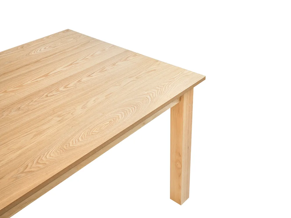 Jatkettava ruokapöytä MADURA Vaalea saarniviilu 180/280 cm 100 cm_992815