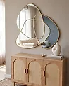 Wall Mirror TAILLY 99 cm 89 cm Gold
