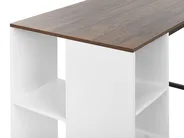 Skrivbord DESE 120 cm 60 cm Brun/ Vit_791166