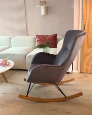Rocking Chair ELLAN Velvet Dark Grey_1170487