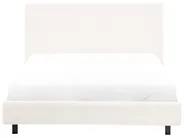 Säng med lamellram Bouclé ALBI 120 x 200 cm Off-White_1060918