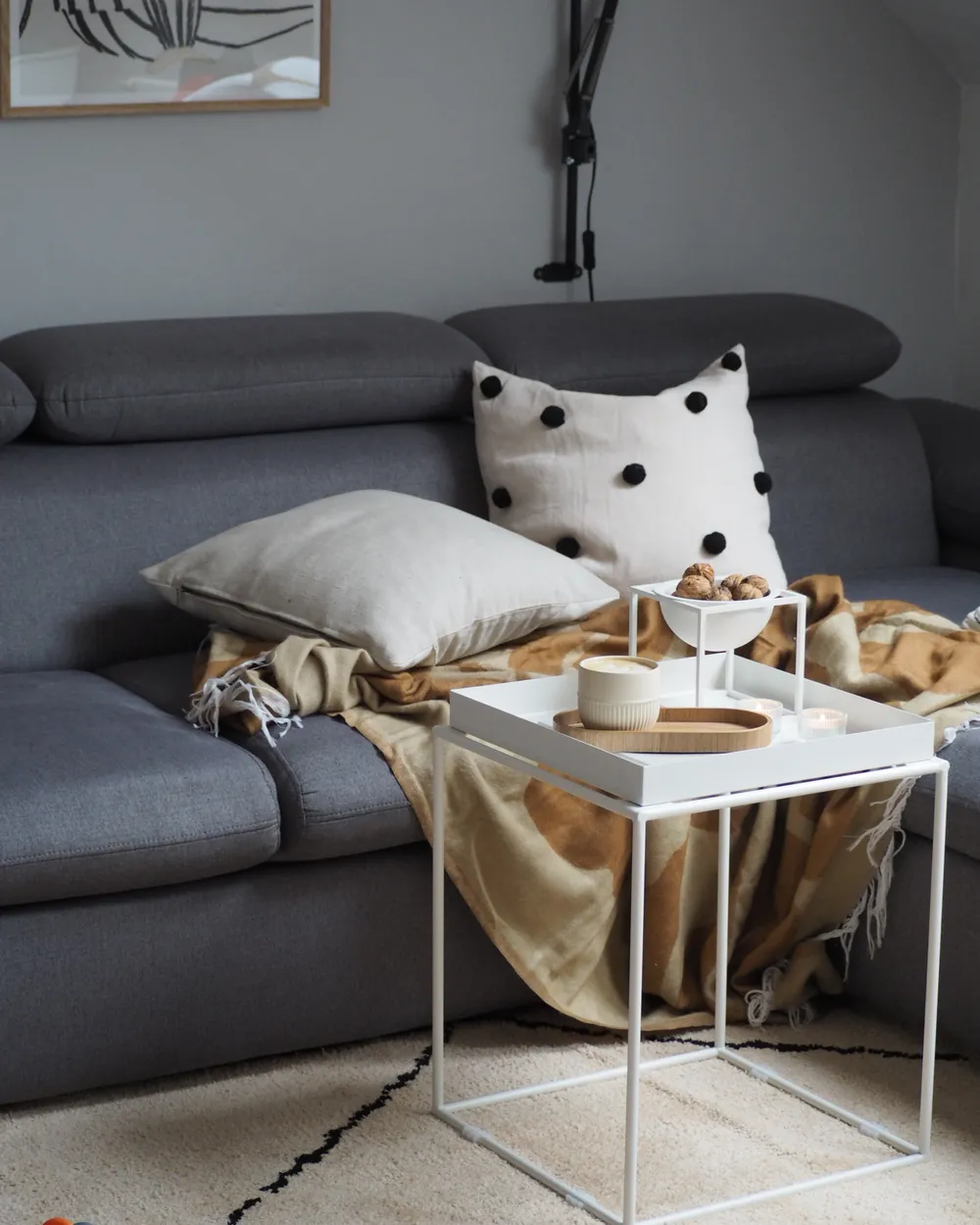 Blanket BANGRE 130 x 170 cm Orange_853788