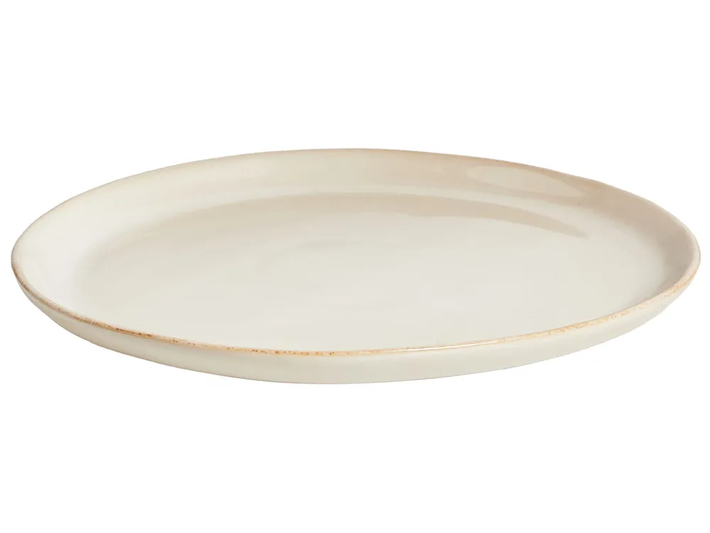 Set of 12 Dinnerware HOPS Stoneware Light Beige_956525