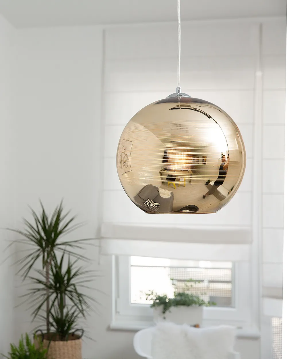 Pendant Lamp ASARO Glass Gold_870755